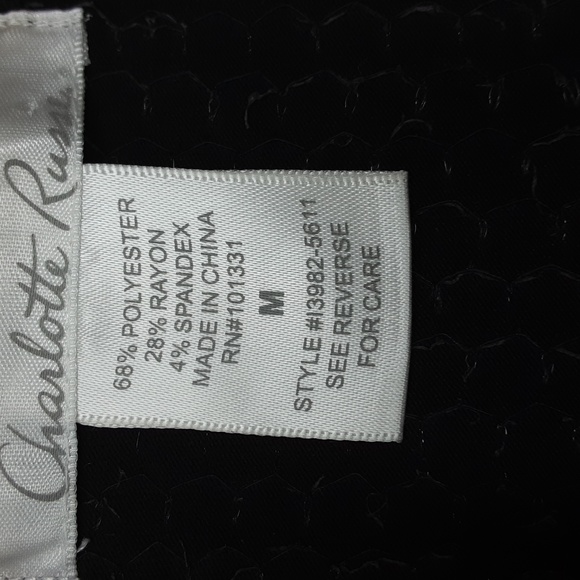 Charlotte Russe Woman"s Black Sequined Tank Top Size Medium - Picture 5 of 6